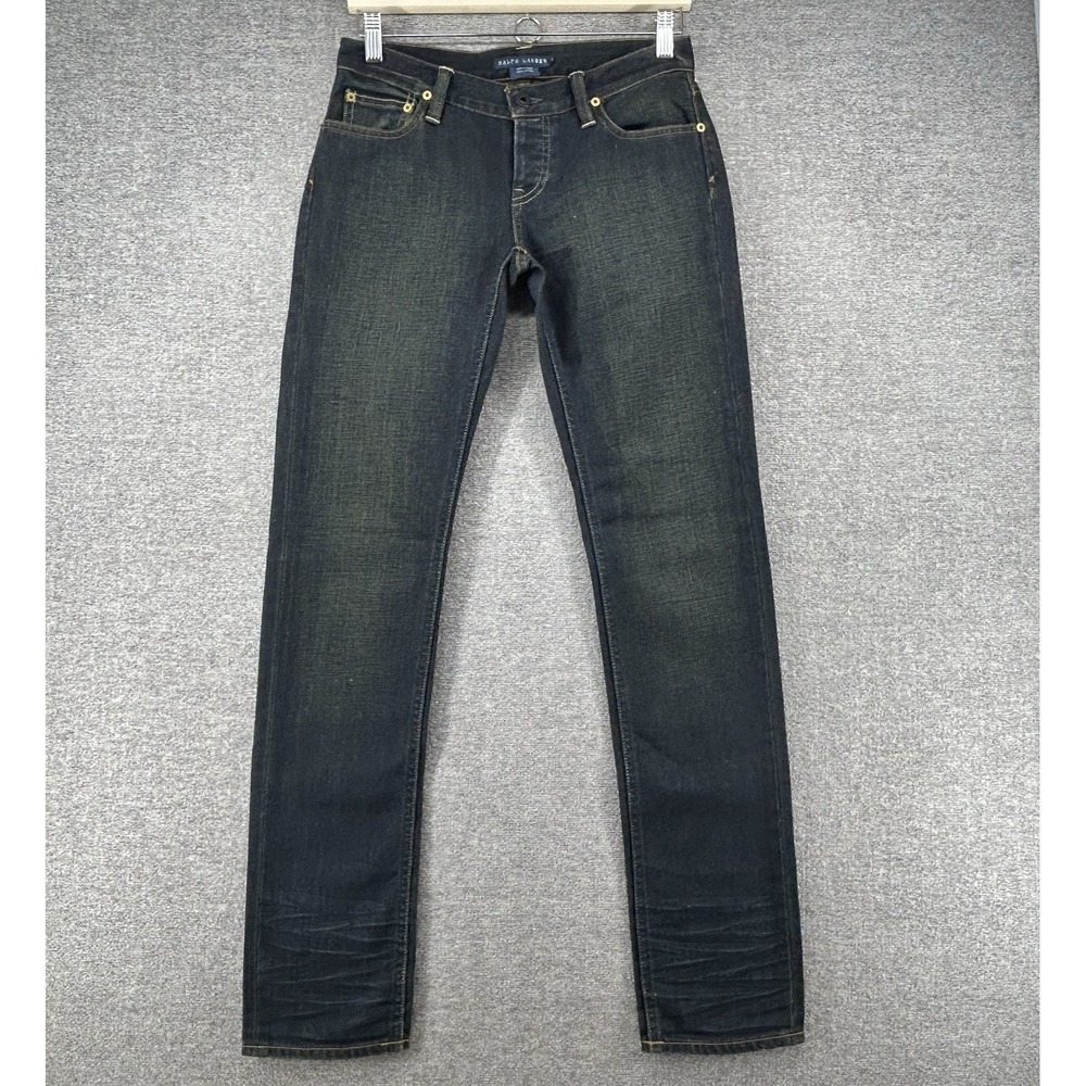 Ralph Lauren Thompson 650‎ Jeans Women Size 26 Low Rise Dark Blue Casual